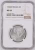 FRANCE 2 Francs 1943 B French State (1940-1944) NGC MS 63 216.73 £  +  11.27 £ shipping