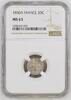 FRANCE 20 Centimes 1850 A Second Republic (1848-1852) NGC MS 63 130.03 £  +  11.27 £ shipping
