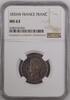 FRANCE FRANC 1826 W Charles X (1824-1830) Lille mint NGC MS 63 606.86 £  +  21.67 £ shipping