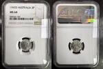 AUSTRALIE 3 PENCE 1942 D DENVER GEORGE VI 1936-1952 - NGC MS 64 NGC MS 64 342.33 &pound;  +  17.12 &pound; shipping