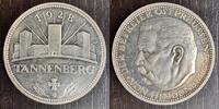 ALLEMAGNE MEDAILLE ARGENT 1928 REPUBLIQUE DE WEIMAR - MONUMENT DE TANNEN... 196.85 &pound;  +  17.12 &pound; shipping