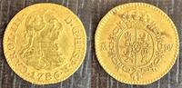 ESPAGNE 1/2 ESCUDO 1786 MADRID CHARLES III 1759-1788  342.33 &pound;  +  17.12 &pound; shipping