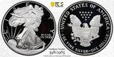 World Coins and Other  1995-W Proof Silver Eagle 1 oz John Mercanti PCGS MS70