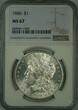 US 1886 Morgan Dollar NGC MS67