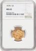 US $3 Three Dollar -