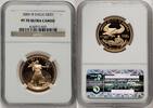 US Proof Gold Eagle 1/2 oz Brown Label Certified Gold American Eagles -