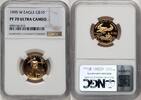 US Proof Gold Eagle 1/4 oz Brown Label Certified Gold American Eagles -