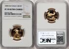 US Proof Gold Eagle 1/4 oz Brown Label Certified Gold American Eagles -