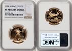 US Proof Gold Eagle 1/2 oz Brown Label Certified Gold American Eagles -