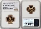 US Proof Gold Eagle 1/4 oz Brown Label Certified Gold American Eagles -