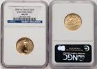World Coins and Other 2006-W Burnished Gold Eagle 1/4 oz ER Blue -
