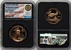 US Proof Gold Eagle 1/2 oz Miles Standish Blk Core Certified Gold American Eagles -