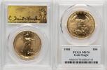 US $50 One-Ounce Gold Eagle Gold Eagles -