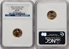 US Burnished Gold Eagle 1/10 oz ER Blue Gold Eagles -