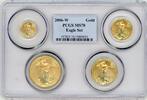 US Burnished Gold Eagle 1.85 oz Blue Label Gold Eagles -