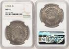 US S$1 15 Stars Reverse Draped Bust Dollar -