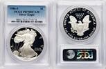 US Proof Silver Eagle 1 oz Blue Gradient Silver Eagles -