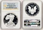 US Proof Silver Eagle 1 oz ER West Point Star Label Silver Eagles -