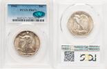 US 50C CAC Plus Walking Liberty Half Dollar -