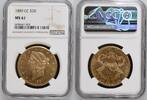 Goldm&uuml;nzen $20 1889-CC Liberty Head $20 NGC MS61 11,216.67 &pound;  +  33.23 &pound; shipping