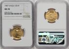 US $10 Quarter-Ounce Gold Eagle MS70 Gold Eagles -