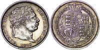 Shilling 1820 UK/ British United Kingdom. George III (1760-1820). Silver Shilling. 1820 