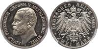 Mecklenburg-Strelitz Adolf Friedrich V. 1904-1914. 2 Mark 1905  A Prachtexemplar. Schöne Patina. Polierte Platte