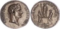 Frankreich Miniatur Bronzemedaille 1804 Medaillen Napoleons I.. AU