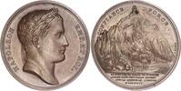 Frankreich Bronzemedaille 1813 Medaillen Napoleons I.. Kleiner Fleck, AU