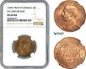 2 Bese 1909 Italian Somaliland  NGC MS65RB