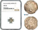 Burma, Myanmar 1 Pe CS1214 (1852) NGC AU53 285.23 £  +  17.34 £ shipping