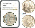 Cuba 1 Peso 1938 NGC MS63 571.32 £ free shipping