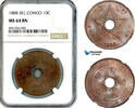 Belgian Congo 10 Centimes 1888 NGC MS64BN 137.85 £  +  17.34 £ shipping