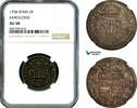 Spain 2 Reales 1708 NGC AU58 285.23 £  +  17.34 £ shipping