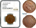Straits Settlements 1 Cent 1894 NGC AU Details 77.16 £  +  17.34 £ shipping