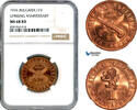 Bulgaria 1 Lev 1976 NGC MS68RD 172.52 £  +  17.34 £ shipping