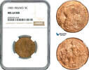 France 5 Centimes 1901 NGC MS64RB 94.50 £  +  17.34 £ shipping