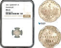 Germany, Frankfurt 1 Kreuzer 1851 NGC MS65 85.83 £  +  17.34 £ shipping