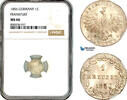 Germany, Frankfurt 1 Kreuzer 1856 NGC MS66 120.51 £  +  17.34 £ shipping