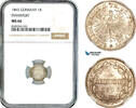 Germany, Frankfurt 1 Kreuzer 1863 NGC MS66 120.51 £  +  17.34 £ shipping