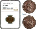 Great Britain Farthing (1/4 Penny) 1720 NGC MS63BN 1,299.56 £ free shipping