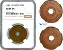 Palestine 20 Mils 1944 NGC AU55BN 215.87 £  +  17.34 £ shipping