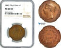 Straits Settlements 1 Cent 1845 NGC AU55BN 94.50 £  +  17.34 £ shipping