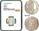 Austria 3 Kreuzer 1670 NGC MS64 227.66 &pound;  +  29.62 &pound; shipping