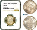 Hungary 1 Forint 1879 NGC MS62 117.64 &pound;  +  29.62 &pound; shipping