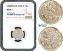 Russia  15 Kopeks 1909 NGC MS63