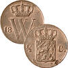 Summer Sale 2026 - Koninkrijks munten 1/2 cent 1/2 cent 1841 FDC -