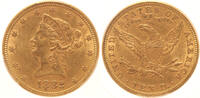 Goud Wereld 10 Dollars USA 10 Dollars 1882 PCGS AU58 -