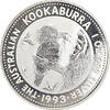 Australia Australië Kookaburra 1993 1 ounce silver -