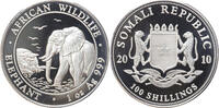 Somalia Somalië Olifant 2010 1 ounce silver -